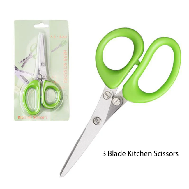 5 Blade Kitchen Salad Scissors